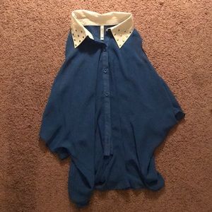 Go & Make Blue blouse
